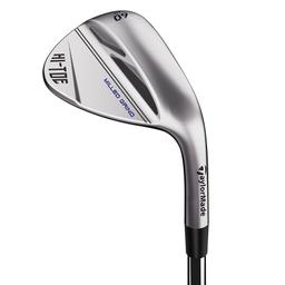 TaylorMade Hi Toe 3 Chrome SB Wedge - Golf Club - Lob Wedge - 58° Loft - Wedgeflex Flex - FST KBS Hi Shaft - Men