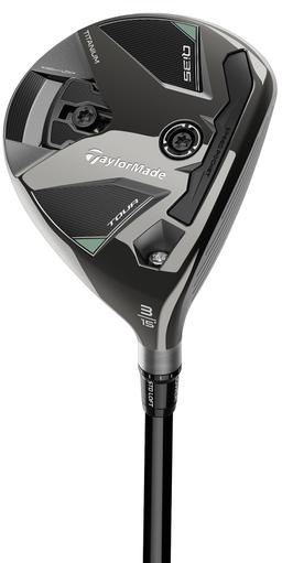 TaylorMade Qi35 Tour Fairway Wood - Golf Club - 3 Wood - 15° Loft - Stiff Flex - Mitsubishi Chemical Kai'li Blue DarkWave FW 75 Shaft - Men