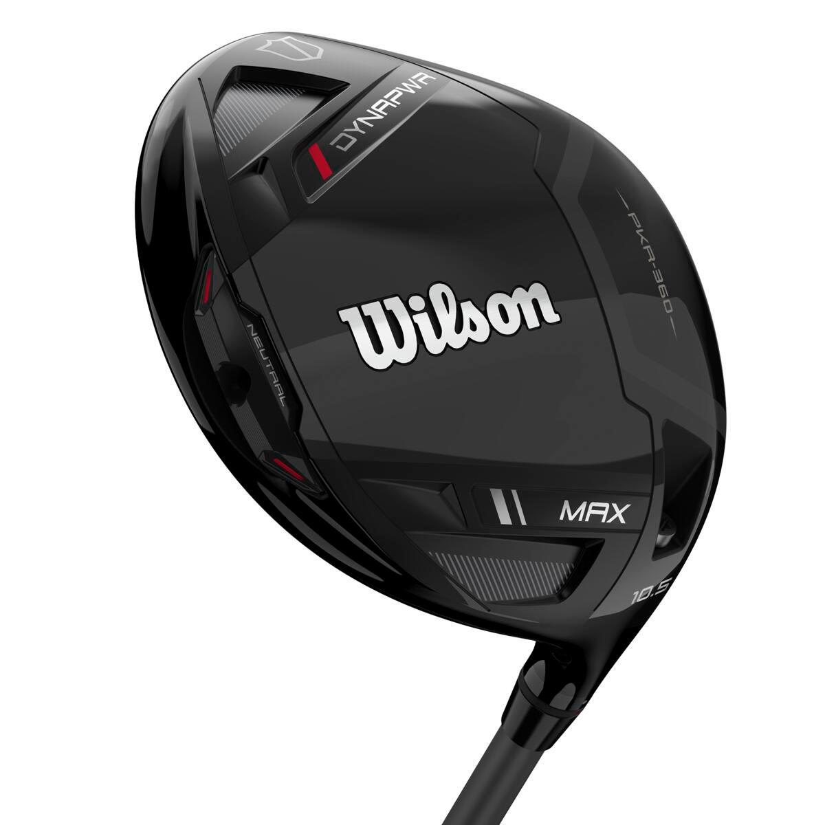 Wilson DYNAPWR MAX Driver - Golf Club - 9° Loft - Regular Flex - UST Mamiya Lin-Q M40X Red 5 Shaft - Men