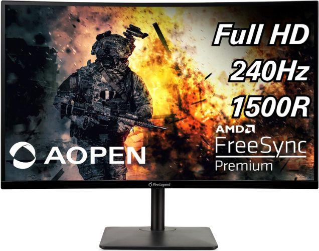 Acer AOpen 27HC5RZ HC5 Curved Gaming Monitor 27" in Black in Excellent condition
