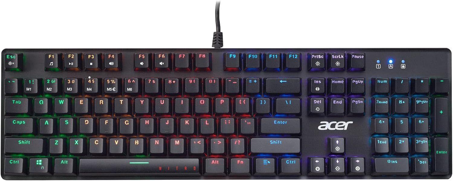 Acer Nitro Gen 2 Wired RGB Illuminated Gaming Keyboard