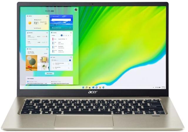 Acer Swift 1 SF114-34 Notebook Laptop 14" Intel Pentium Silver N6000 1.1GHz in Gold in Excellent condition