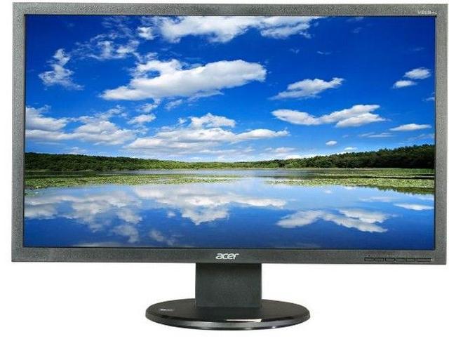 Acer V213H Widescreen LCD Monitor 21" in Black in Acceptable condition