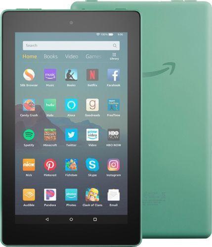 Amazon Fire 7 Tablet (2019) in Sage in Acceptable condition