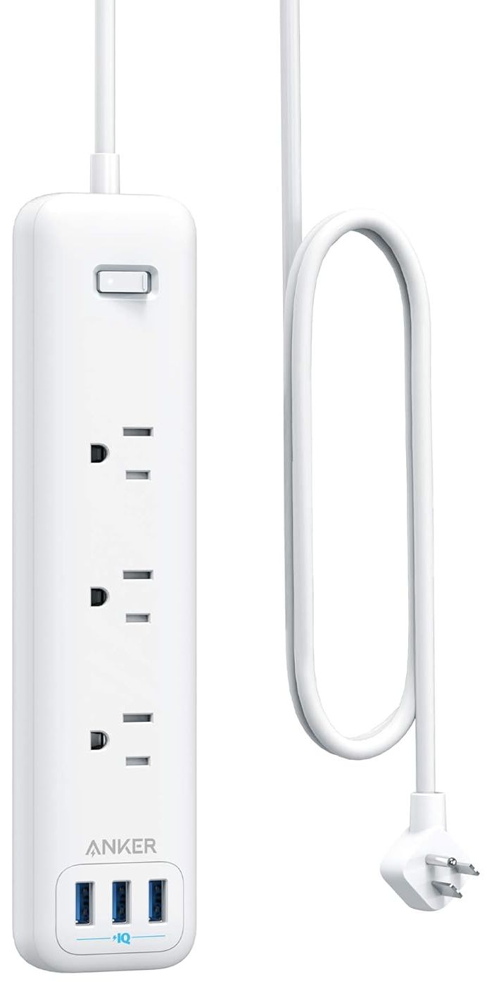 Anker Power Strip with USB 3-Outlet and 3 Power IQ USB Port (A9131)