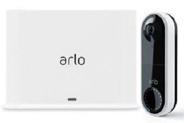 Arlo AVDS1001-1SCNAS Video Doorbell + Base Station - White - Excellent