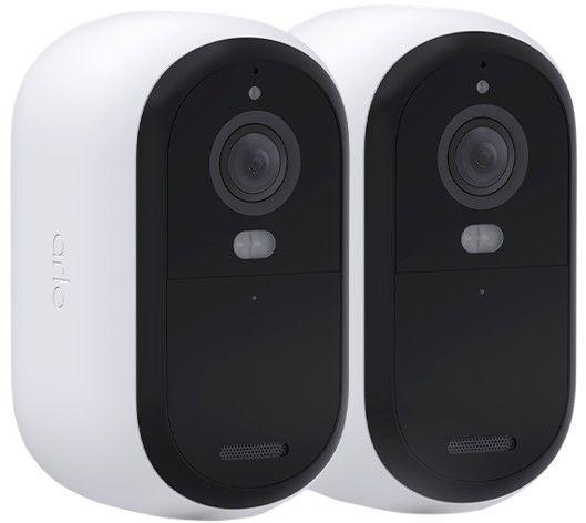 Arlo  VMC3250-100NAS Essential 2K Outdoor Wireless Security Camera (2nd Gen) (2-Camera) - White - Excellent