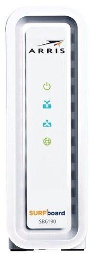 Arris SB6190 SURFboard DOCSIS 3.0 32 x 8 Gigabit Cable Modem - White - Excellent