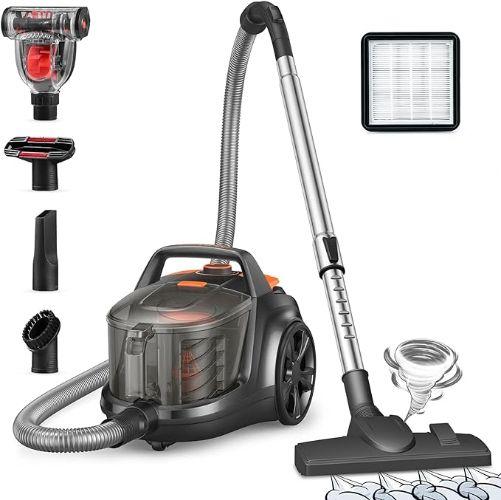 Aspiron  Canister 1200W Lightweight Bagless Vacuum Cleaner  - Black - Excellent