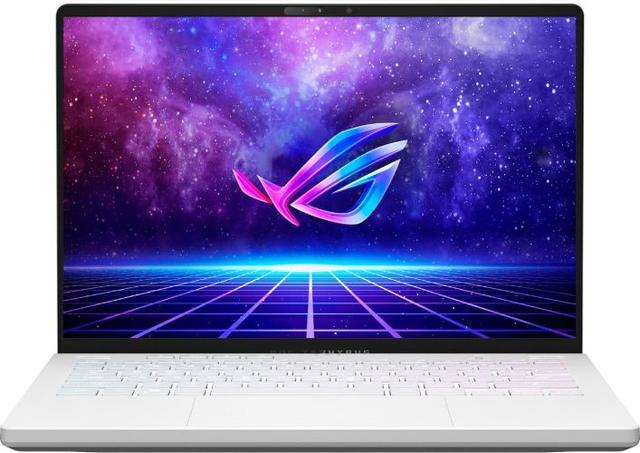 Asus ROG Zephyrus G14 (2022) GA402 Gaming Laptop 14" AMD Ryzen 9 6900HS 3.3GHz in Moonlight White in Pristine condition