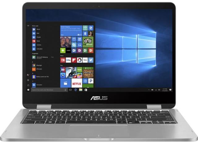Asus VivoBook Flip J401MA Laptop 14"  Intel Celeron N4020 1.1GHz in Silver in Pristine condition