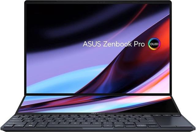 Asus Zenbook Pro 14 Duo UX8402ZA Laptop 14.5" Intel Core i7-12700H 2.3GHz in Tech Black in Pristine condition