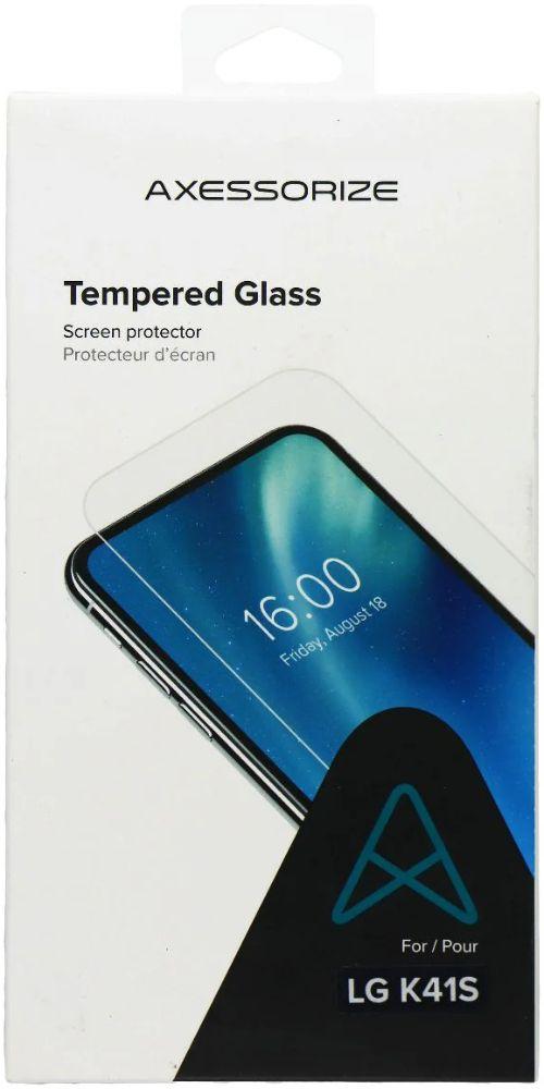 Axessorize Tempered Glass Screen Protector for LG K41S - Clear - Brand New