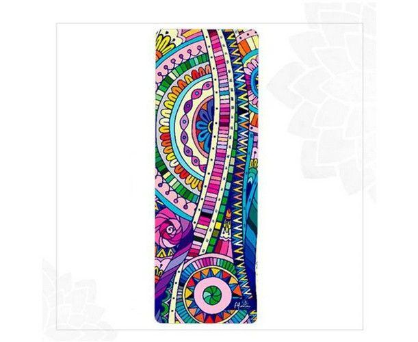 Refurbished BALI BEACH TOWEL unisex Eco-friendly beach gym camping towel sand free galaxy art made from recycled plastic bottles - Reebelo US