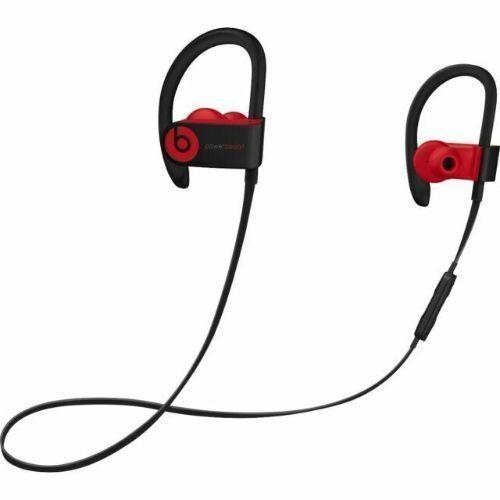 Beats By Dre Beats Powerbeats3 Wireless Earphones in Defiant Black Red in Excellent condition