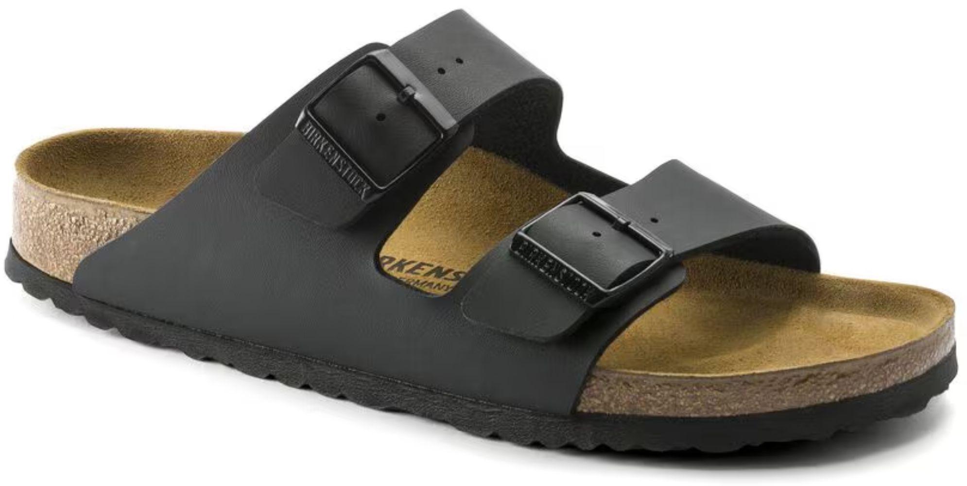 Birkenstock Arizona Birko-Flor Narrow Fit Unisex Sandals - Black - 11 - Excellent