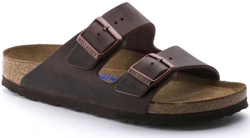 Birkenstock Arizona Soft Footbed Natural Leather Oiled Regular Fit Unisex Sandals