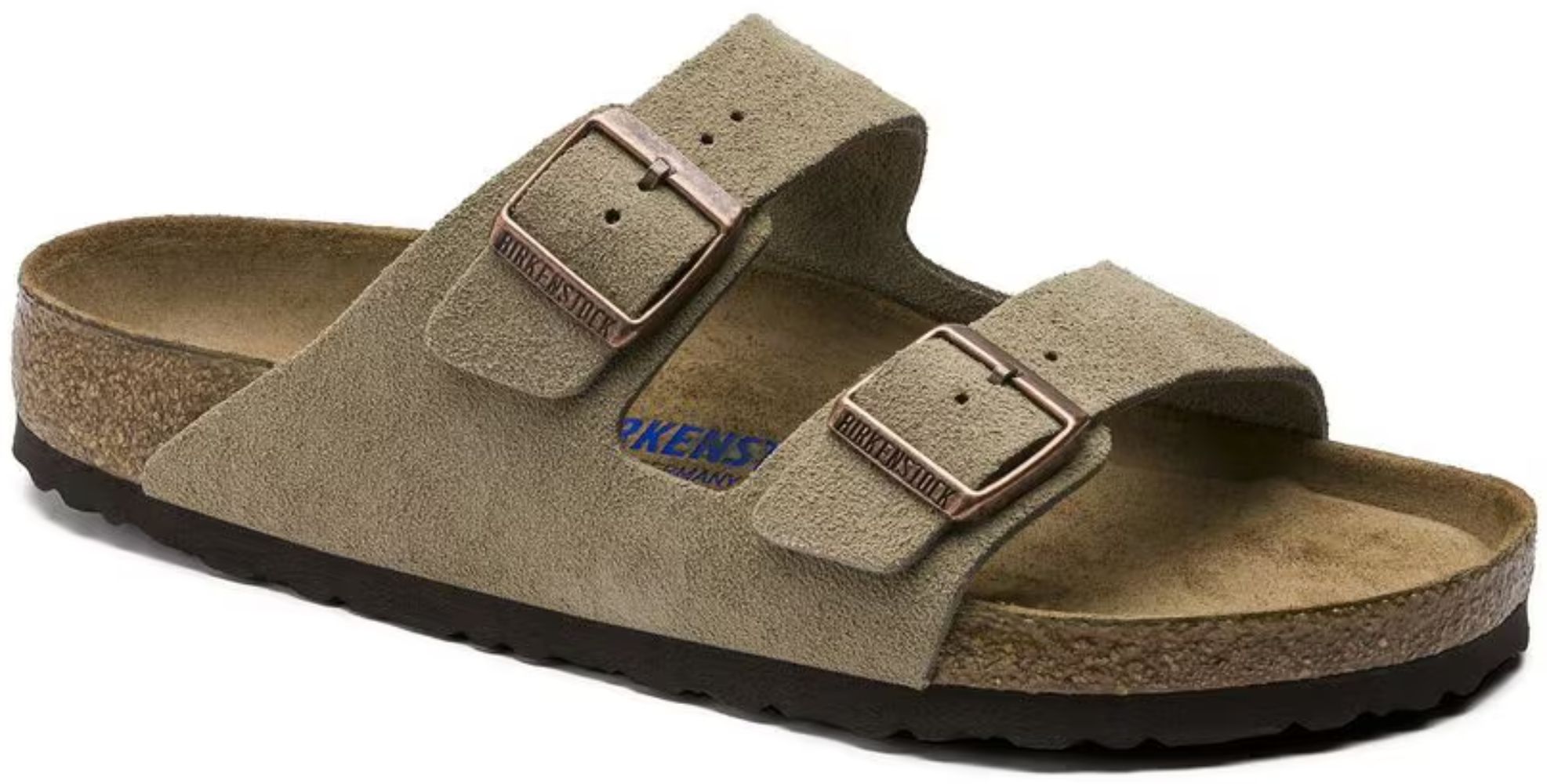 Birkenstock Arizona Soft Footbed Suede Leather Regular Fit Unisex Sandals