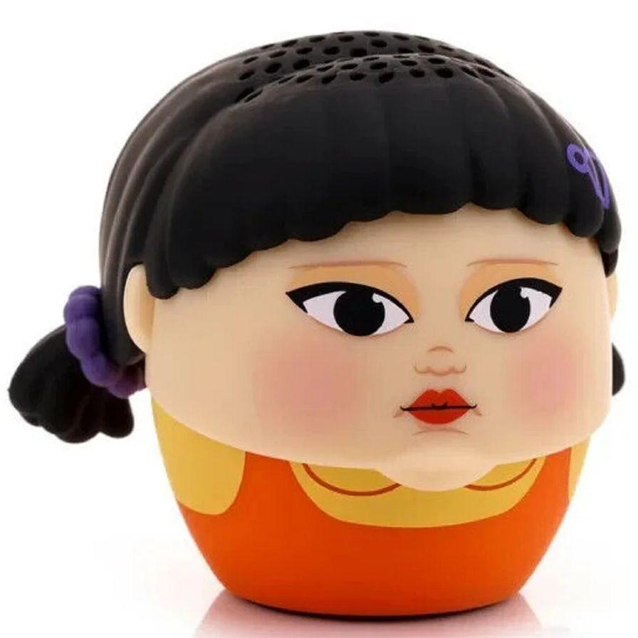 Bitty Boomers  Young-Hee Doll Squid Game Bluetooth Collectible Speaker - Orange - Excellent