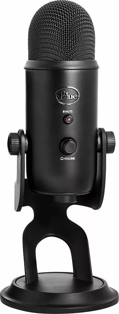 Blue Yeti USB Multi-Pattern Electret Condenser Microphone
