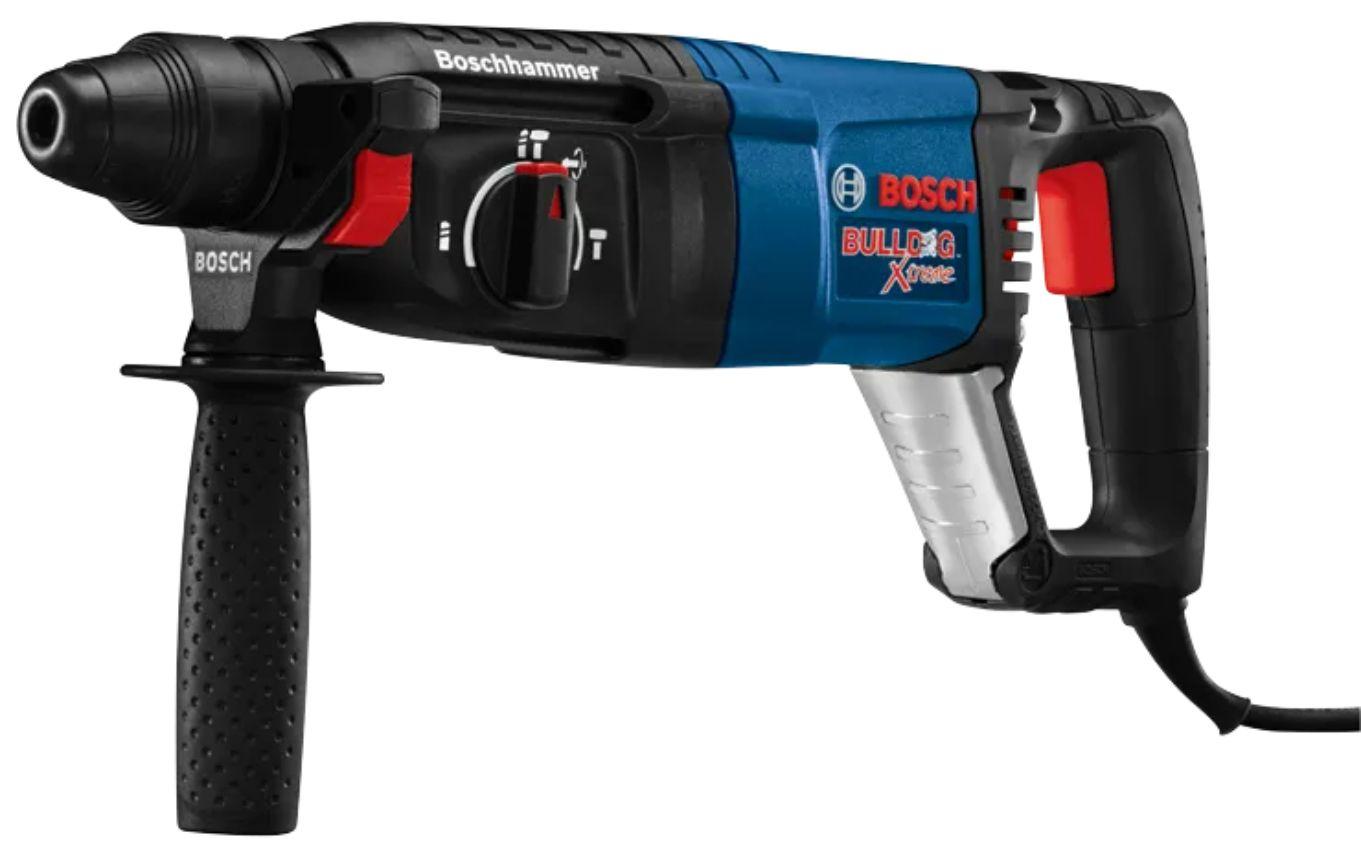 Bosch 11255VSR Bulldog Xtreme 120V 8 Amp SDS-Plus 1 in. Corded Rotary Hammer Drill - Teal/Black - Excellent