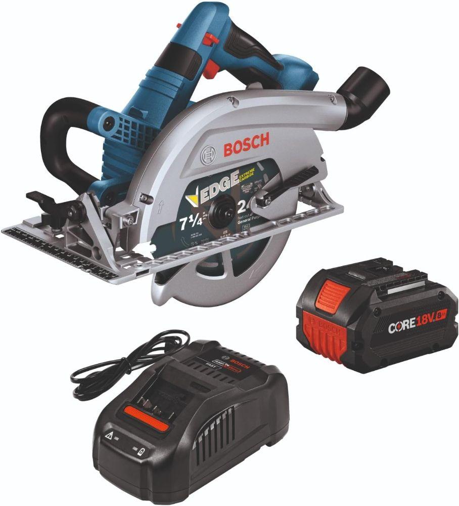 Bosch GKS18V-26LB14-RT PROFACTOR 18V Blade-Left 7-1/4 In. Circular Saw Kit - Teal/Black - Excellent