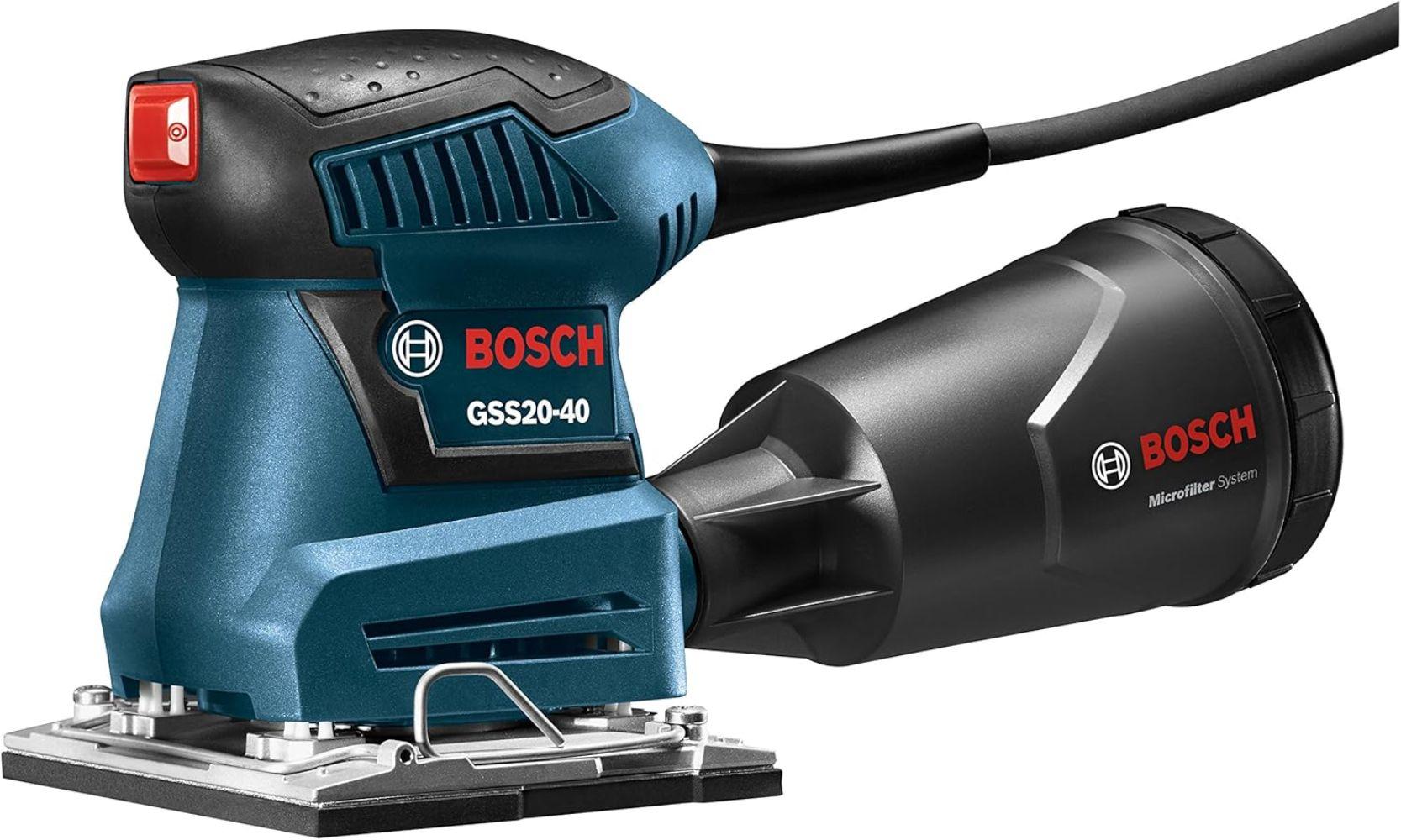 Bosch GSS20-40-RT 2 Amp 1/4-Sheet Corded Orbital Finishing Sander
