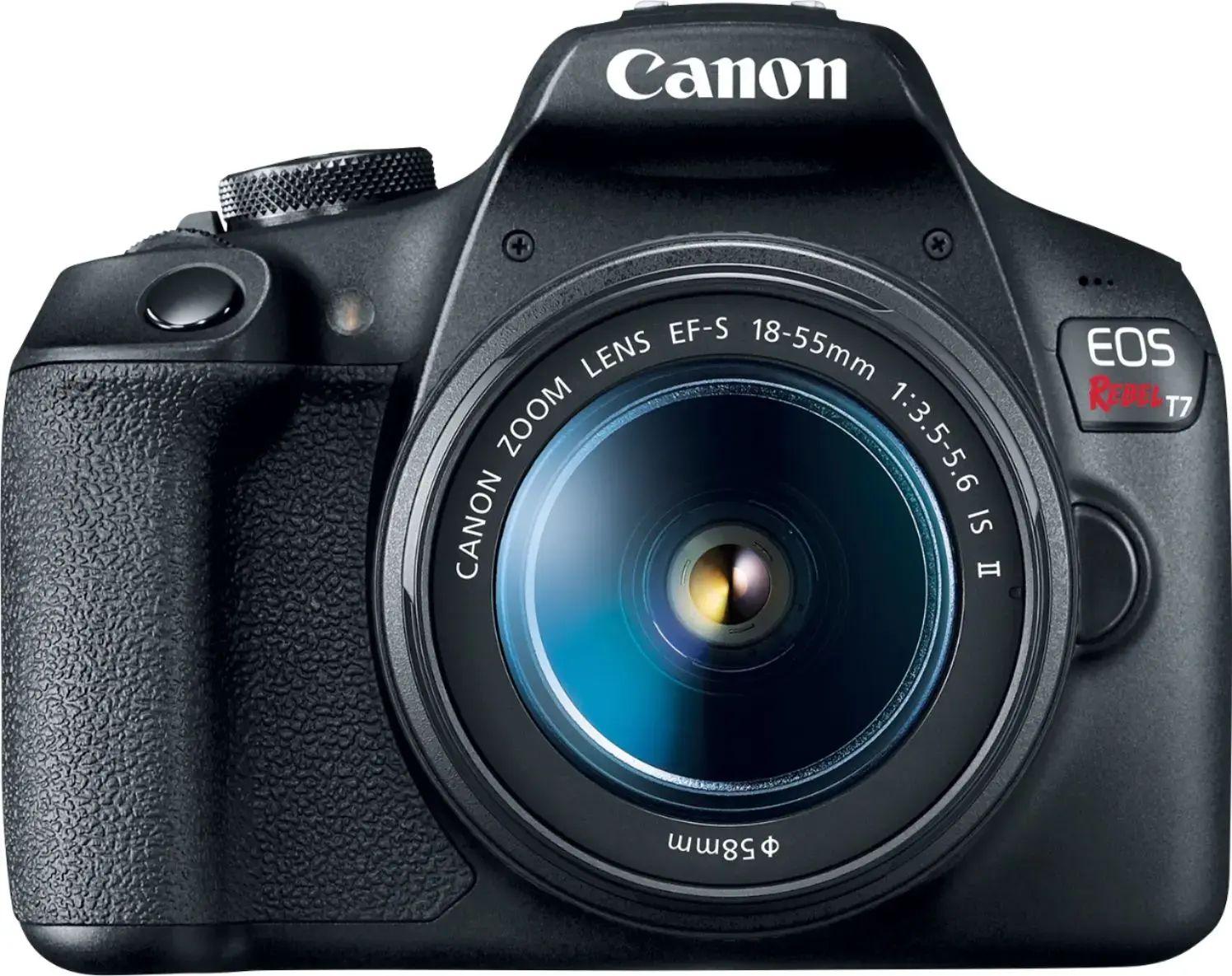 Canon EOS Rebel T7 Digital SLR Camera with 18-55mm f/3.5-5.6 IS II Lens Kit