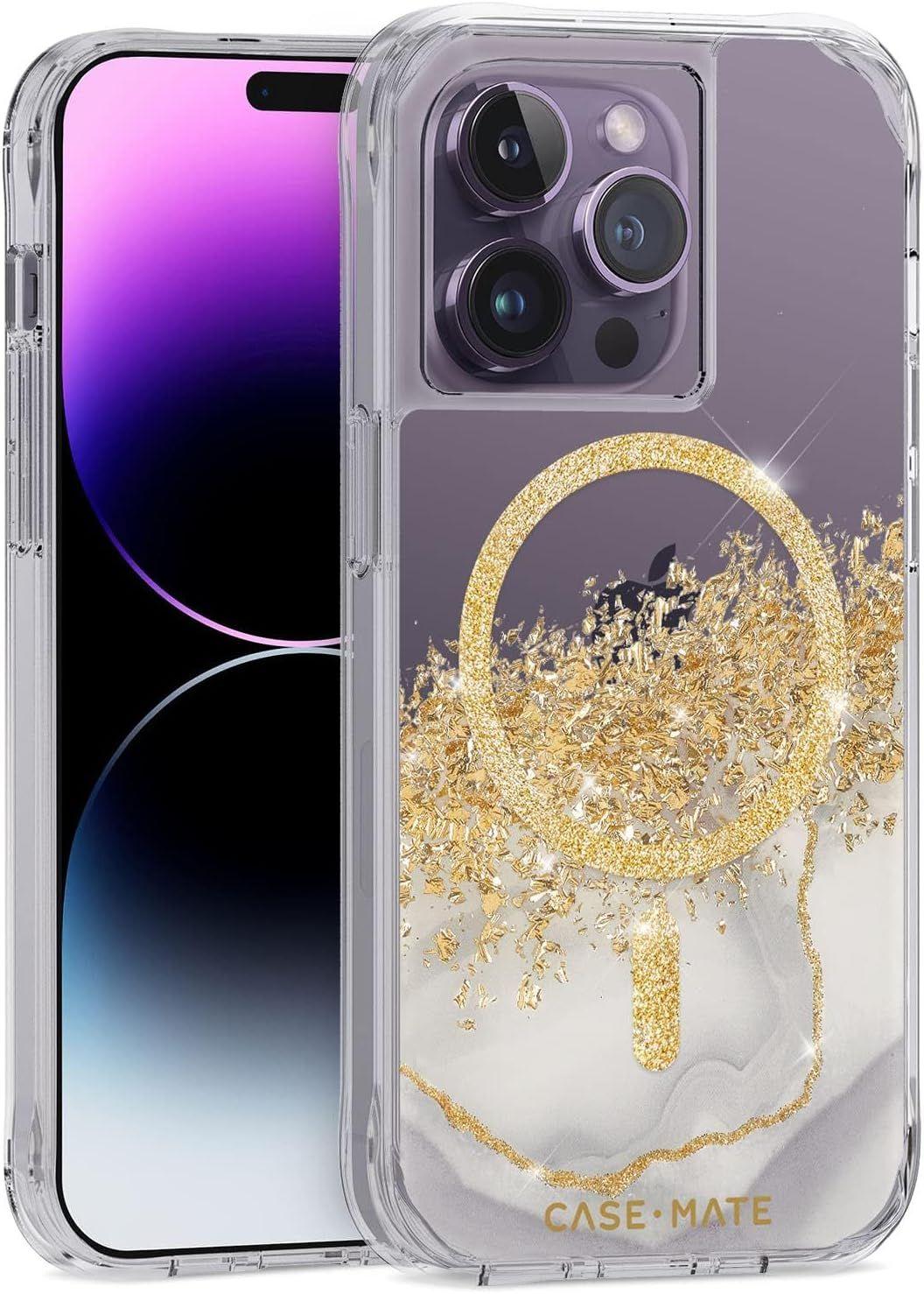 Case-Mate Karat Marble Phone Case with Magsafe for iPhone 14 Pro