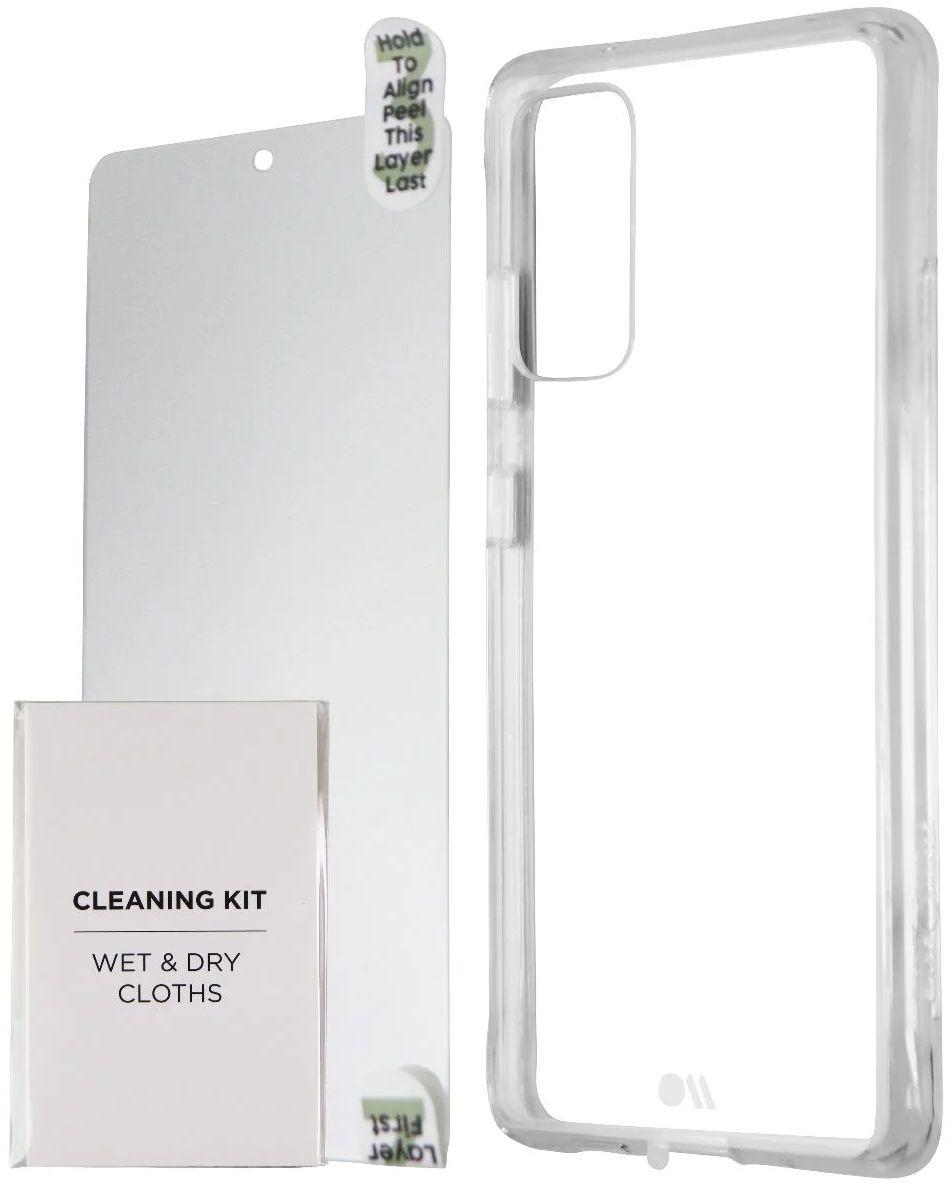 Case-Mate Protection Pack Phone Case & Glass for Galaxy S20 FE 5G - Clear - Brand New