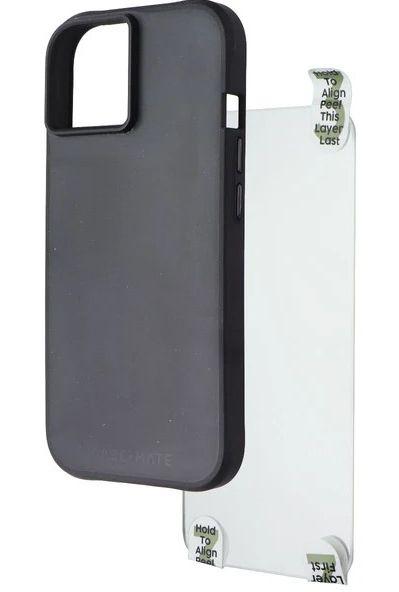 Case-Mate Protection Pack Phone Case & Screen Protector for iPhone 15/14/13 - Black - Good