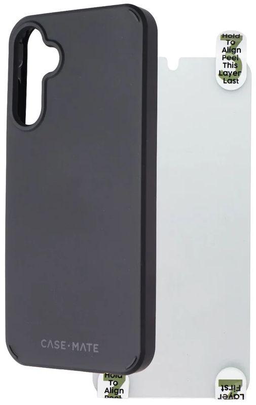 Case-Mate Protection Pack Phone Case & Screen Protector for Samsung Galaxy A15 5G - Black - Brand New