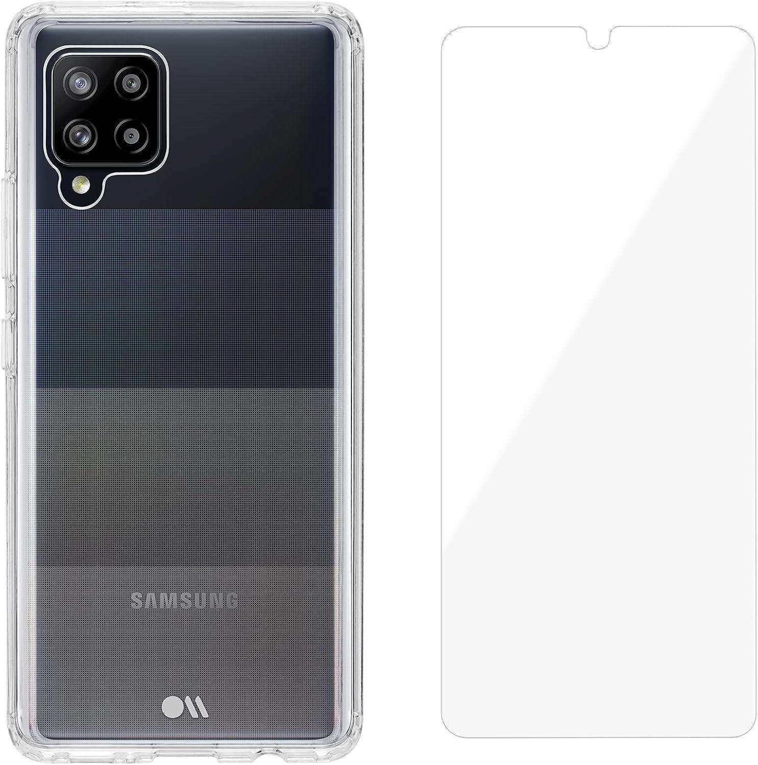 Case-Mate Protection Pack Phone Case & Screen Protector for Samsung Galaxy A42 5G - Clear - Brand New