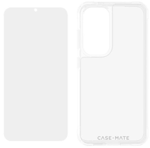Case-Mate Protection Pack Phone Case & Screen Protector for Samsung Galaxy S24 - Clear - Brand New