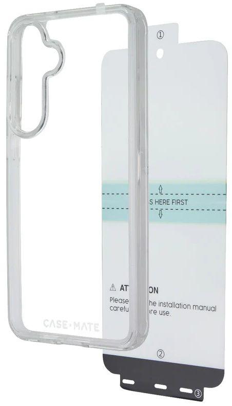 Case-Mate Protection Pack Phone Case & Screen Protector for Samsung Galaxy S24+ - Clear - Brand New