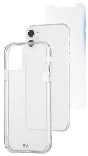 Case-Mate Protection Pack Tough Clear Phone Case with Screen Protector for iPhone 11