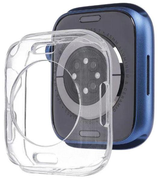 Case-Mate Case- Mate Tough Clear Watch Bumper for Apple Watch Series 7/8/9 (45mm) - Clear - Acceptable