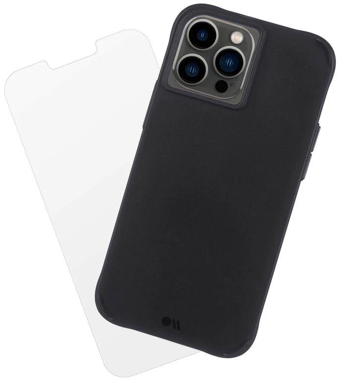 Case-Mate  Tough Phone Case with Screen Protector for iPhone 13 Pro Max - Black/Clear - Excellent