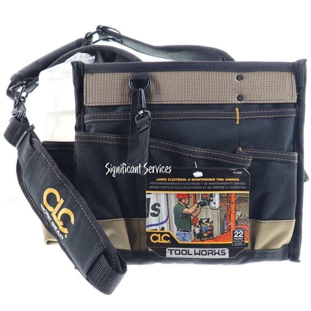 CLC Custom LeatherCraft 1528 Heavy Duty Electrical Tool Bag Carrier