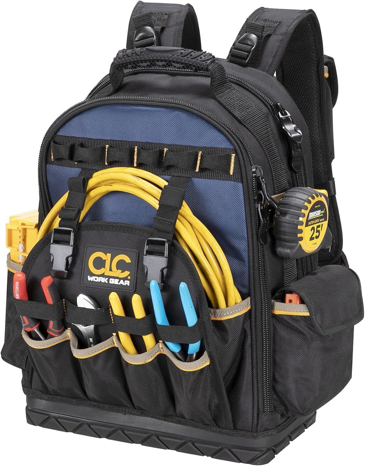 CLC Work Gear PB1133 Molded Base Heavy Duty Tool Backpack
