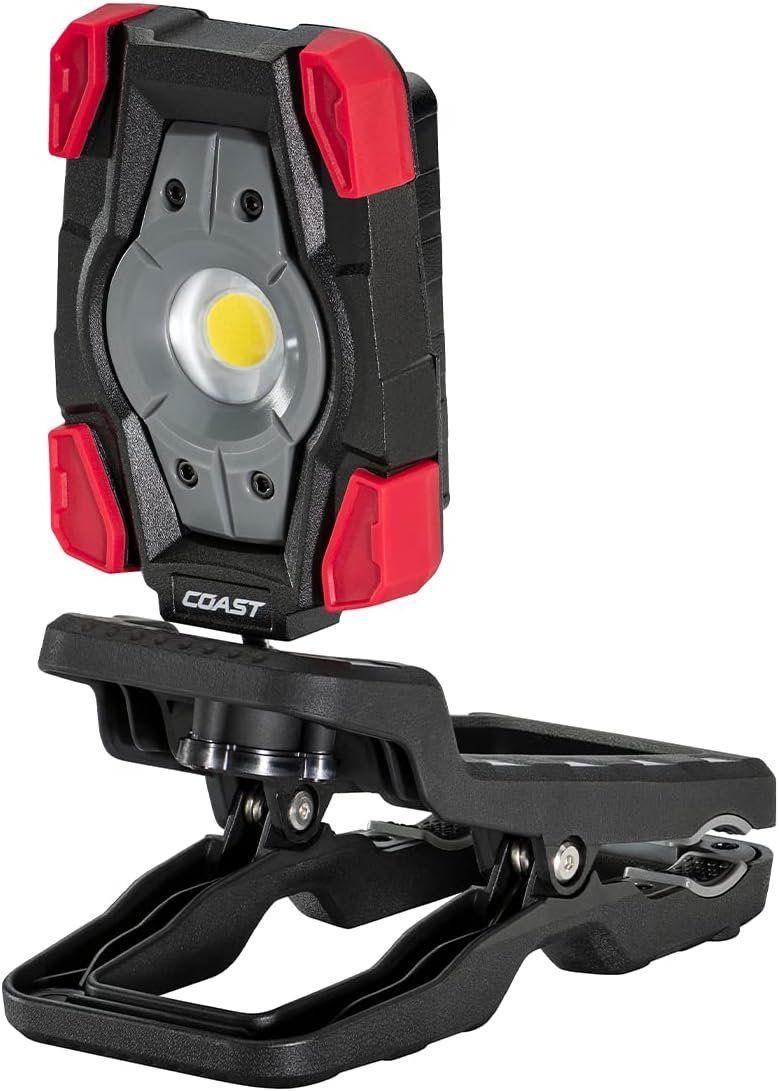 Coast 30684 CL20R Rechargeable Dual Power Rotating LED Magnetic Clamp Light