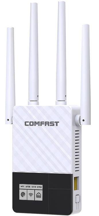 Comfast CF-WR760AC Dual-band Gigabit Wifi Network Amplifier - White - Excellent
