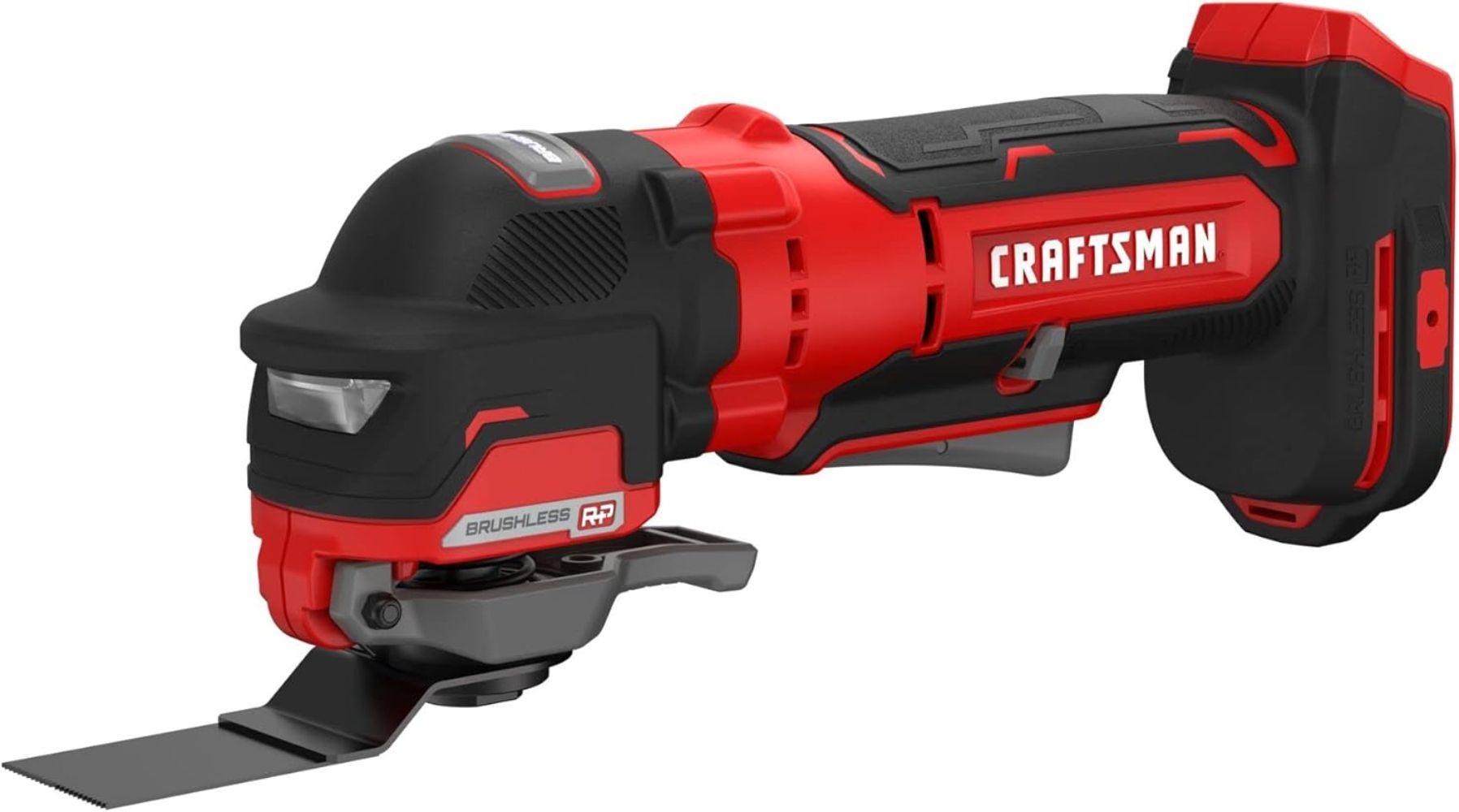 Craftsman CMCE565BR V20* BRUSHLESS RP™ Cordless Oscillating Tool (Tool Only) - Red/Black - Excellent