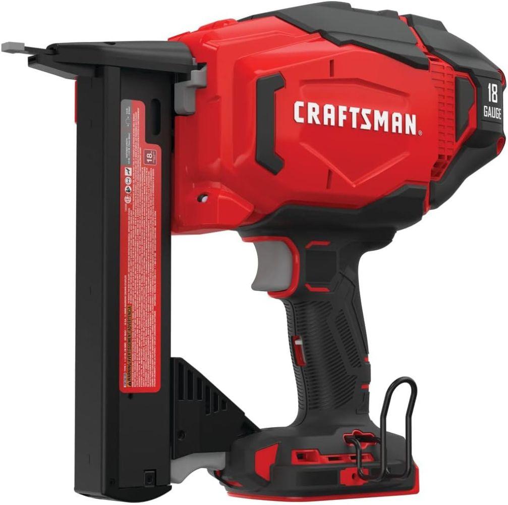 Craftsman CRAFTSMAN CMCN618NB-R V20 Lithium-Ion 18 Gauge Cordless Narrow Crown Stapler (Tool Only) - Red - Excellent