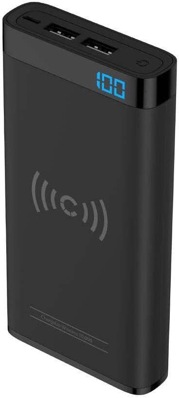 Cygnett  ChargeUp Swift 10000 mAh Wireless Powerbank and Charging Dock  - Black - Excellent