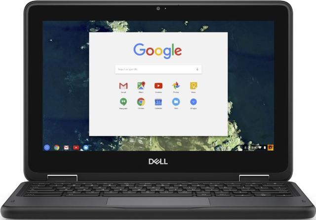 Dell Chromebook 11 5190 2-in-1 Laptop 11.6" Intel Celeron N3350 1.1GHz in Black in Acceptable condition