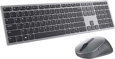 Dell KM7321W Premier Multi-Device Wireless Bluetooth Keyboard and Mouse - Titan Gray - Excellent