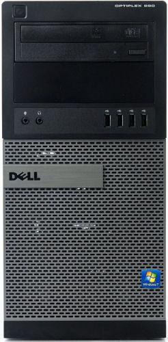 Dell Optiplex 990 Mini-Tower Computer - Intel® Core™ i7-2600 3.4GHz - 128GB - Black - 4GB RAM - Good