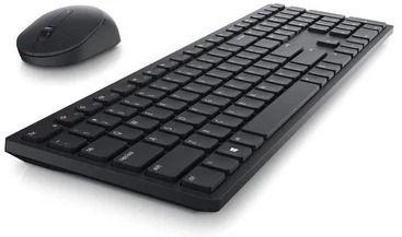 Dell Pro KM5221W Keyboard & Mouse - Black - Excellent