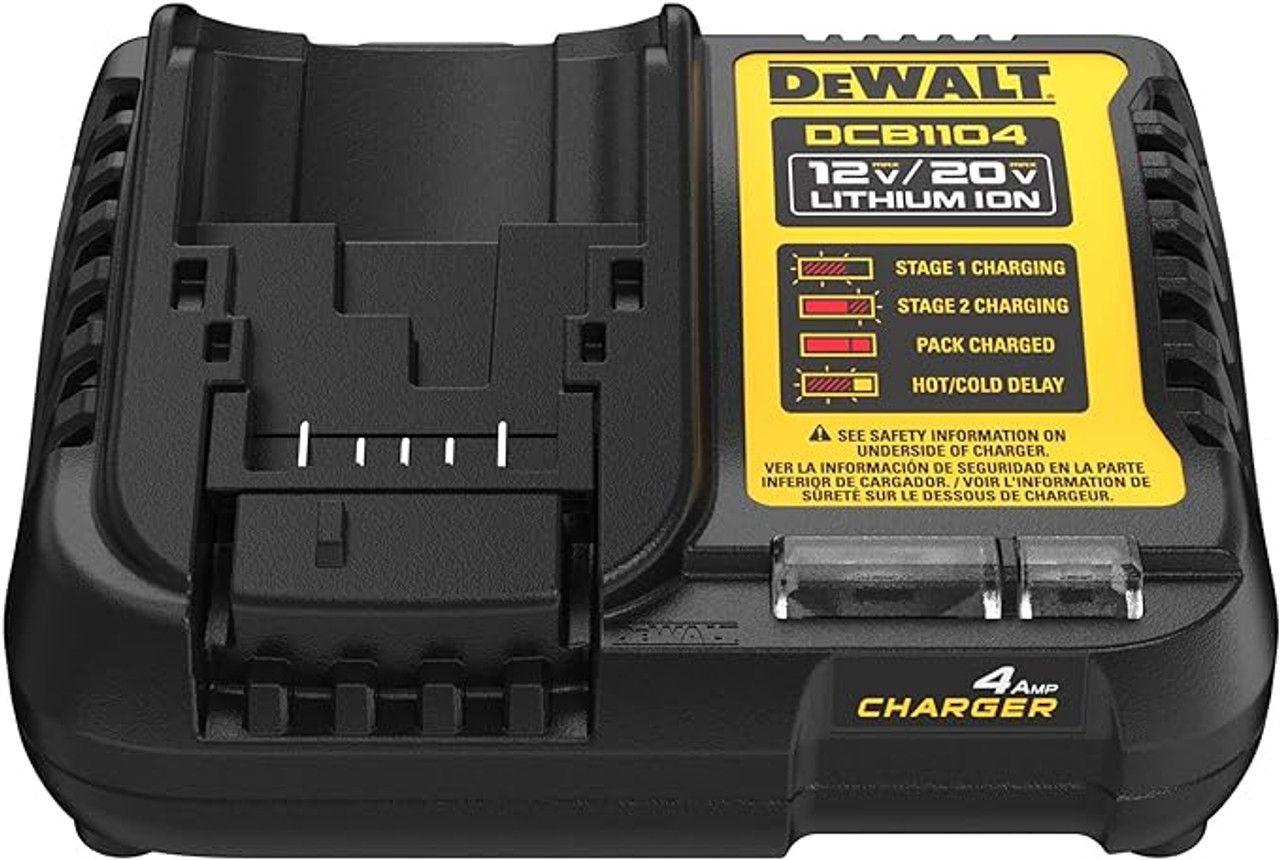 Dewalt  DCB1104 12V Max/20V Max Lithium Ion Battery Charger - Black - Excellent